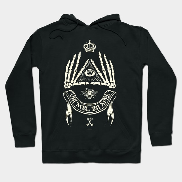 Ubi Mel Ibi Apes Hoodie by SkullsSociety